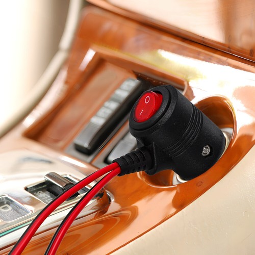 Lighter Switch Car Charging Extension Cable Adapter Cord - 第 9/11 張圖片
