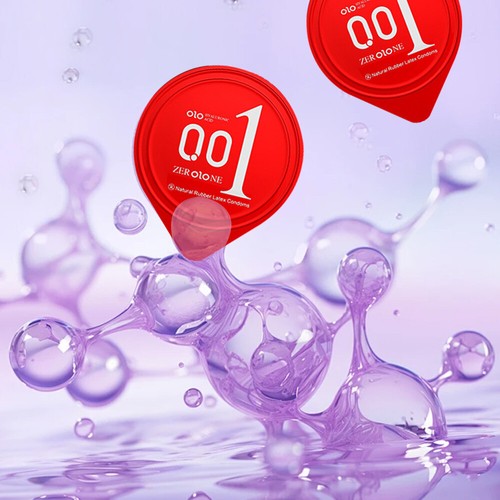 Ultra-Thin Condoms For Men OLO Intimate Condom Natural Rubber Latex Penis Sleeve - Picture 7 of 11