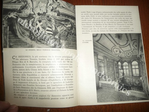 VENEZIA CA REZZONICO IL MUSEO DEL SETTECENTO VENEZIANO BROSSURA 1936 - Picture 3 of 4