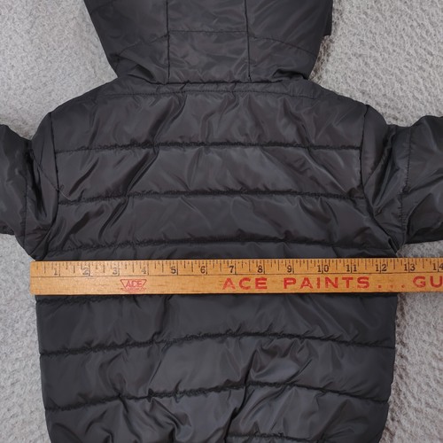 Nike Puffer Jacket Coat Sports Essential Black Red Toddler 2T 86A730- 023 EUC - Picture 13 of 19