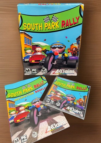 South Park Rally PC - Vintage Retail Big Box & Manual - NO GAME DISC - RARE HTF - Picture 11 of 11