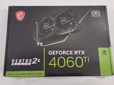 MSI Gaming GeForce RTX 4060 Ti Ventus 8GB GDRR6 Extreme Clock: 2580 MHz  HDMI/DP