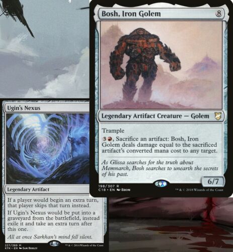 Bosh, Iron Golem ARTIFACT Commander Deck EDH Magic MTG Ready-to-Play *100 Cards* - Picture 1 of 12