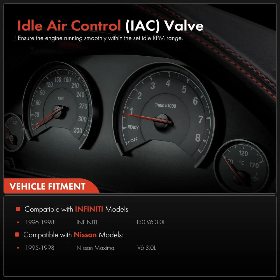 Válvula de control de aire de ralentí para Nissan Máxima 1995-1998 INFINITI I30 96-98 V6 3,0 L Foto 2 de 4