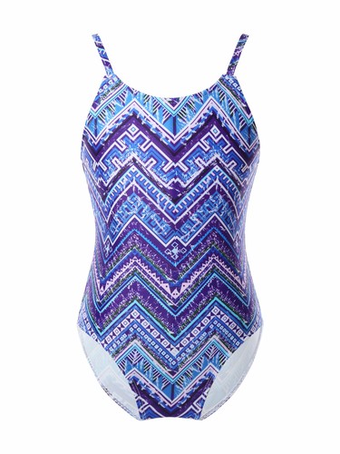 Girls One Piece Summr Swimsuit Fish Scales Print Swimwear Beach Bathing Suit - Picture 15 of 41