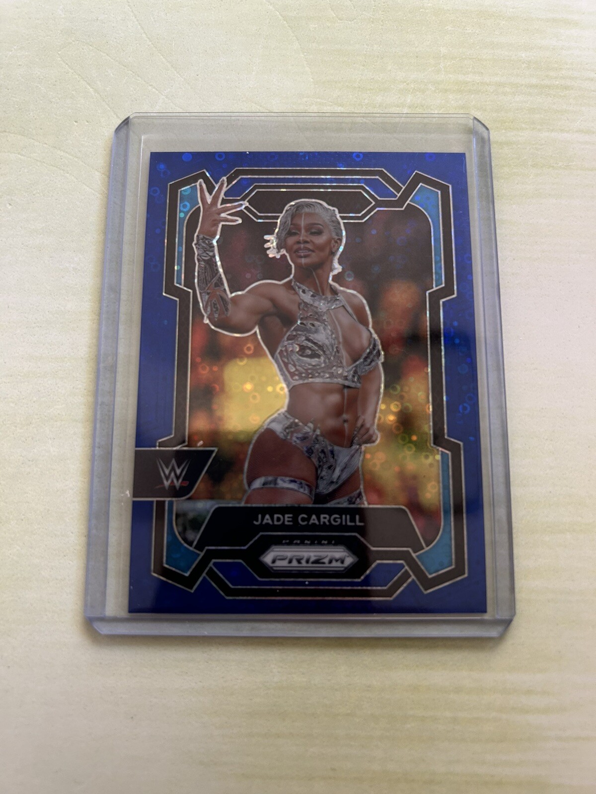 Jade Cargill 2024 Panini Prizm WWE BLUE DISCO PARALLEL 01/25 Undercard SSP