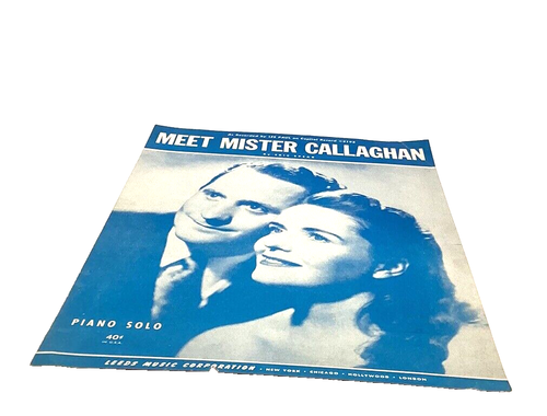 Meet Mister Callaghan Noten Rec. Von Les Paul Eric Spear Leeds Musik 1952 - Bild 4 von 6