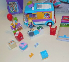LEGO FRIENDS HEARTLAKE CITY 41310 GIFT DELIVERY PACKAGE TRUCK PARTIAL SET LOT