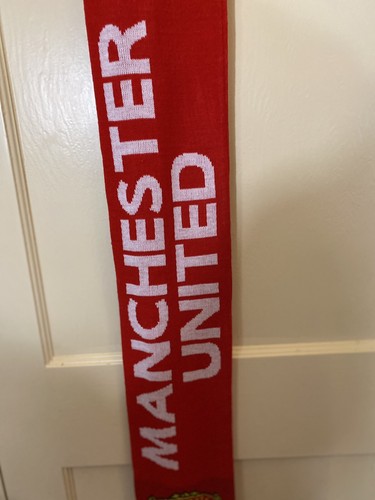 Bufanda Manchester United Tour Oficial 2015 AON Silenciador Acrílico Usado en Excelente Condición Fútbol - Imagen 8 de 16