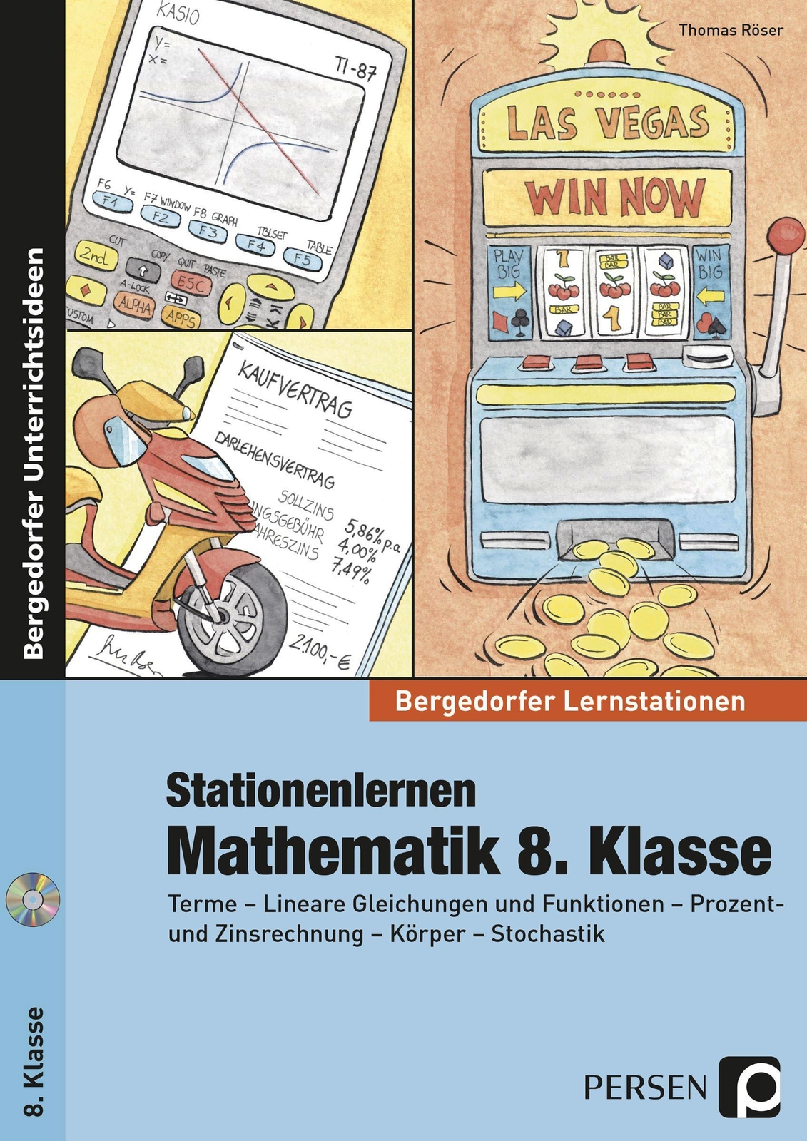 Thumbnail - Stationenlernen Mathematik 8. Klasse Thomas Röser