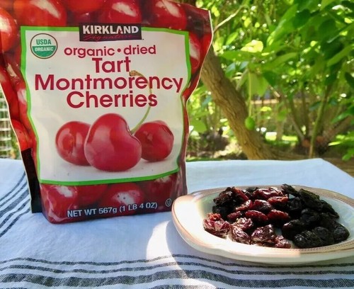 2 X USDA Organic Dried Tart Montmorency Cherries ResealableHealthy Fruit 567g - Picture 4 of 6