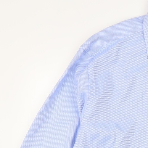 Savoy Taylors Guild Men's Blue Regular Fit Shirt - Picture 11 of 12