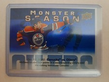 Connor McDavid, #MS-1, Edmonton Oilers, Upper Deck, 2024, Series 2, Mon. Season