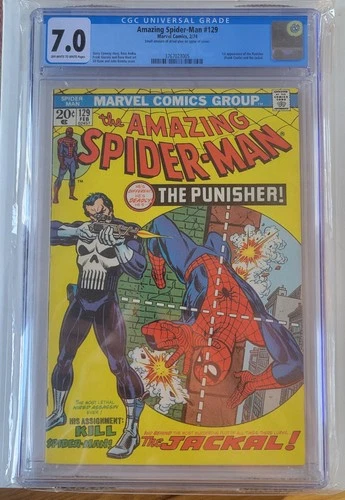 Amazing Spider-Man #129 CGC 7.0 1st AppPunisher Marvel Comics