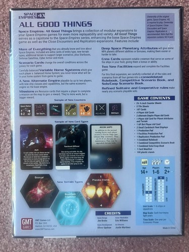 All Good Things by GMT Games Space Empires Exp. #3 NEW 2025 mint in shrink - Picture 2 of 2