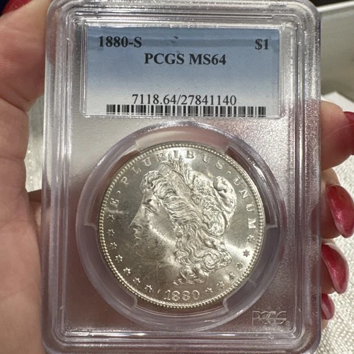1880-S Morgan Silver Dollar MS64 PCGS
