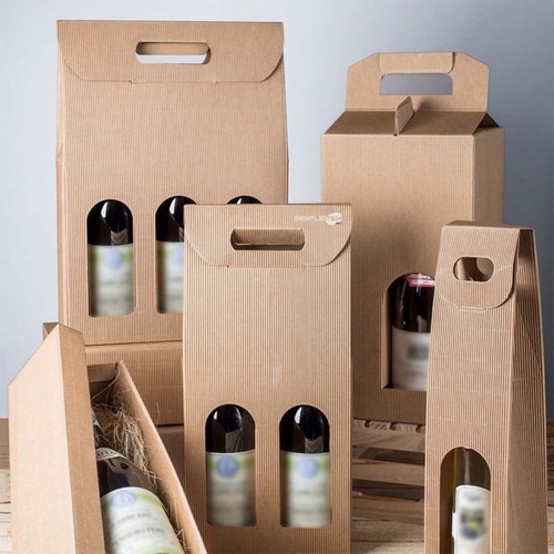 20X SCATOLA CONFEZIONE REGALO VENDITA AVANA PER 3 BOTTIGLIE VINO OLIO CON FINEST - Imagen 3 de 8
