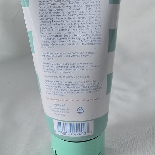 MegaBabe Power Wash Soapy Body Scrub 6 fl oz – Exfoliating Cleanser NEW - Picture 4 of 4