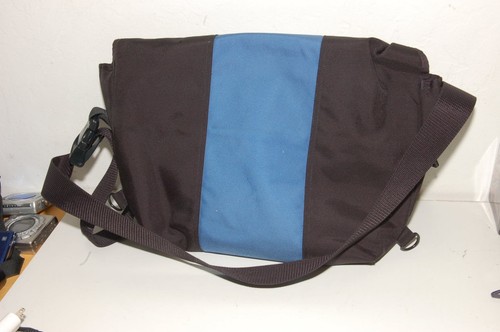 RARA Borsa Messenger Timbuk2 Google Cromo Blu/Nero Made in San Francisco - Foto 2 di 4