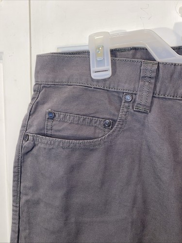 Blue Mountain Pants Men's 36x32 Gray Canvas 5-Pocket Jeans Relaxed Fit - Picture 18 of 18