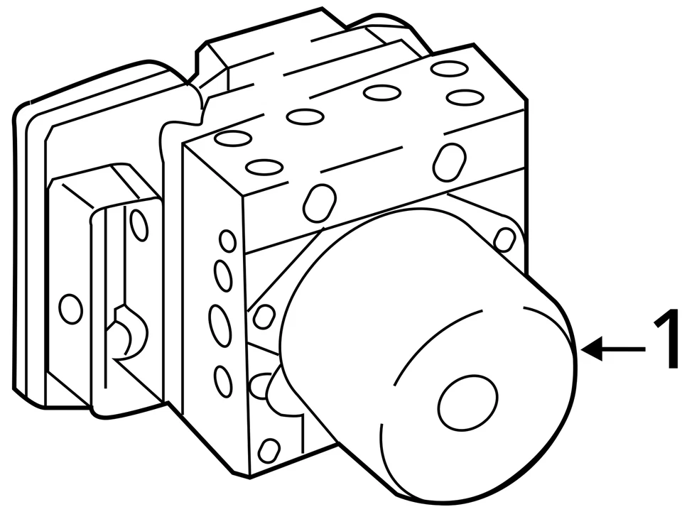 Conjunto de bomba de pieza de freno antibloqueo OEM Hatchback GT se adapta a 18-20 ELANTRA 1231609 Foto 4 de 4