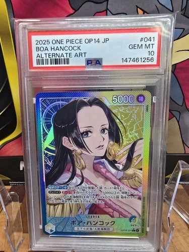 Boa Hancock (Alt Art) OP14-041 L Seven Warlords of the Azure Ocean PSA 10 (JP)