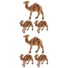  6 pcs Camel Figurines Lifelike Camel Models Miniature Animals Statues Action