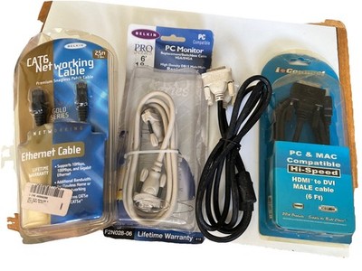 Computer Cables Assorted