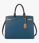 BOSTANTEN LEDER AKTENTASCHE BEUTELTASCHE LAPTOPTASCHE MIZUKI HANDTASCHE SCHULTERTASCHE BLAU
