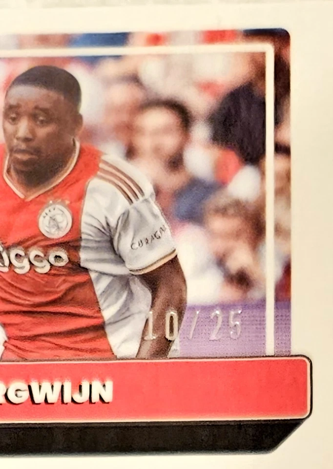 Steven Bergwijn 2022-23 Panini Donruss Optic Pink Ice Prizm/25 #142 AFC Ajax Foto 2 de 3