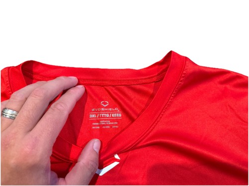 Evoshield Red Athletic Shirt Men’s 3XL - Picture 3 of 3