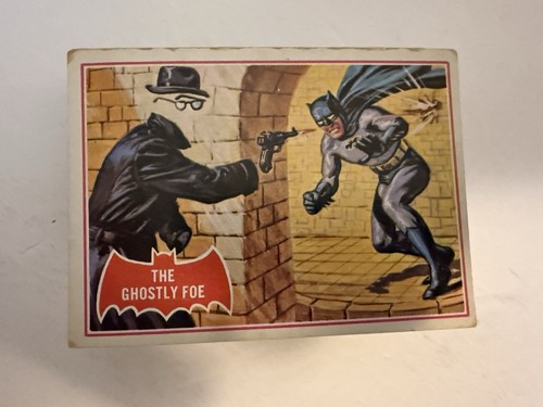 Vintage BATMAN RED Bat Series COMPLETE 44 Card Set + 10 Blue Bat Cards TCG 1966 - Picture 1 of 13
