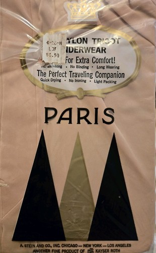 Vintage Paris brand Nylon tricot Mens boxershort size 30 for travel Kayser Roth - Picture 2 of 4