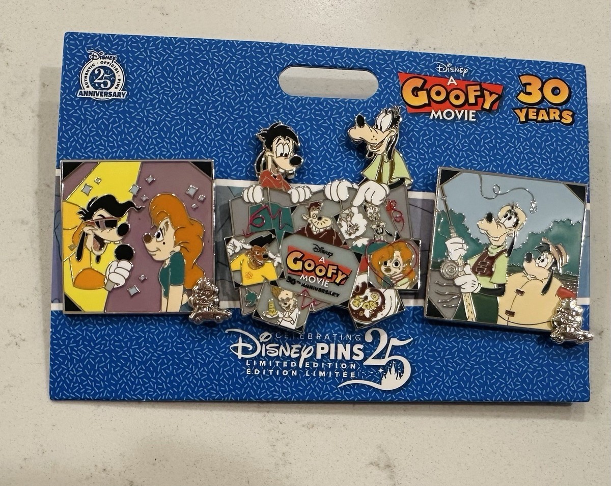 2025 Disney Store 3 Pin Set A Goofy Movie 30th Anniversary