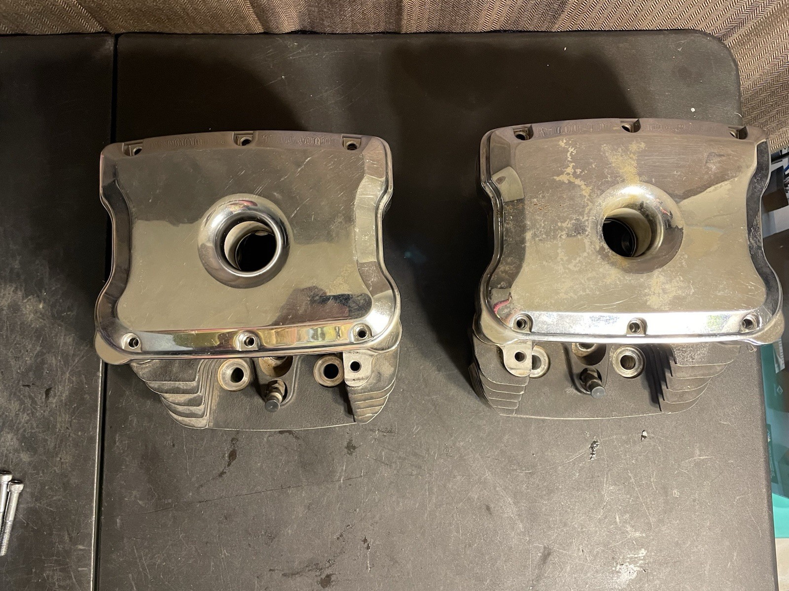 Ultima 113 EVO Heads- Compression Relief, Rocker Boxes w/ Hardware- Complete