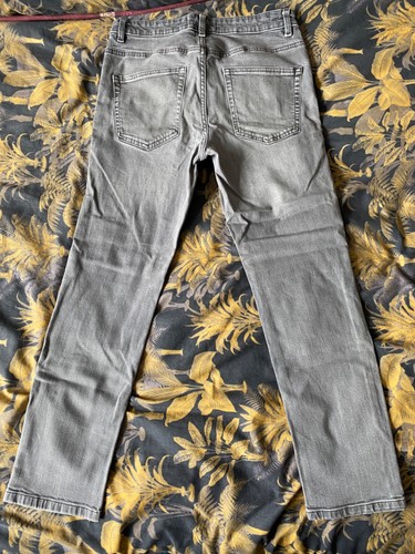 Men's Boy's Next Grey Slim Fit Jeans 30 Waist 29 Inside Leg - Picture 7 of 9