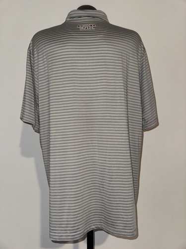 Herren Champion Authentic Arizona State Sun Devils gestreiftes Kurzarm Polo XL - Bild 6 von 6