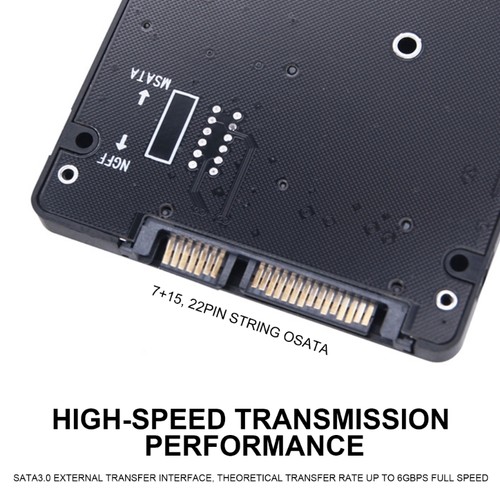 MSATA SSD Solid Disk NGFF To SATA3 External Hard Disk Adapter Enclosure Optional - Afbeelding 13 van 15