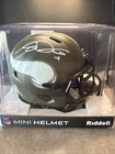 Sam Darnold Signed Mini Helmet Salute to Service Beckett Certified 🔥🔥