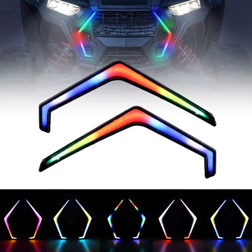 LED Turn Signal Light RGB Fang Accent Light For 19+ Polaris RZR XP 1000/Turbo 4 - Picture 8 of 8