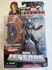 Marvel Legends Iron Man 2012 LIEUTENANT COLONEL JAMES RHODES Iron Monger BAF