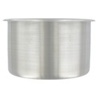 (78725) 2 qt. Stainless Steel Low-Profile Bain Marie