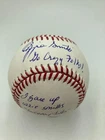 Ozzie Smith "Go Crazy Folks!" & Tom Niedenfuer Signed STAT Baseball JSA
