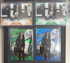 2020 WWE Topps Chrome/Undisputed Kay Lee Ray Alba Fyre 4 Card RC Lot