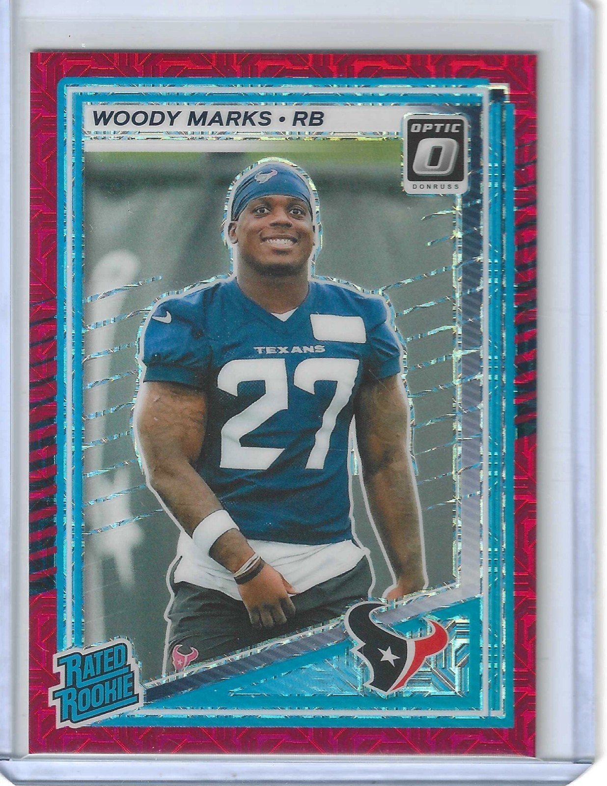 2025 Panini Donruss Optic - Rated Rookie Woody Marks #288 Red Mojo Prizm