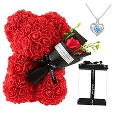 Rose Bear Gifts for Women-Best Gift for Valentine's Day,Mother's Red