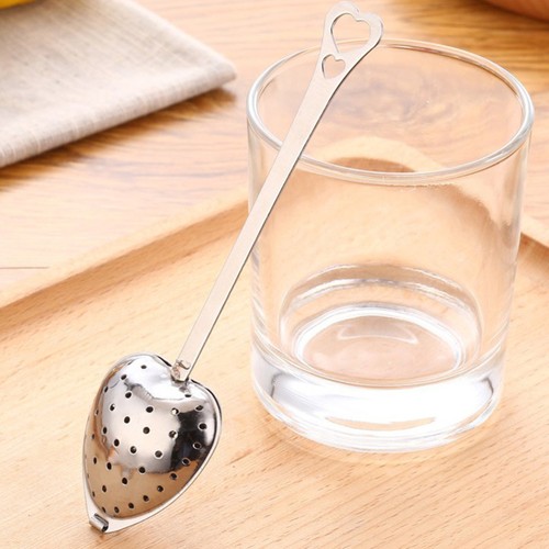 10 Pcs Loose Leaf Tea Infuser Metal Filter Handle Leak Strainer Steeper Heart - Picture 11 of 11