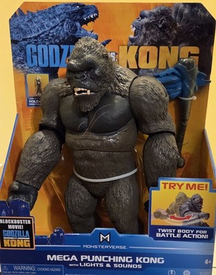 Monsterverse Godzilla vs Kong Mega Punching Kong With Lights & Sounds 