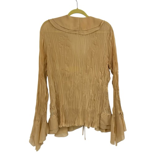 Vintage Kleid U II ~ Boho Akkordeon Plissee Tunika 2x Rüschenkragen Fee launisch - Bild 2 von 14