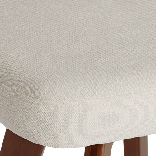 Walnut Swivel Bar Stool Brown 26 1/2" High Modern Kitchen Counter Height Island - Picture 10 of 10